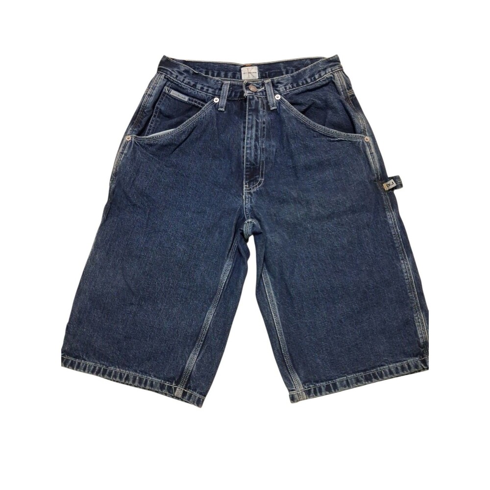 Vintage Calvin Klein CK Jeans Carpenter Shorts Menβs 29 Blue Denim Jorts Y2K